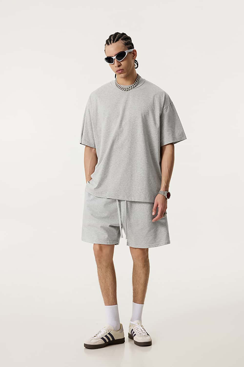 Quick-Dry Sports Tee with Small Collar - Solid Color Sun Protection Short Sleeve T-Shirt