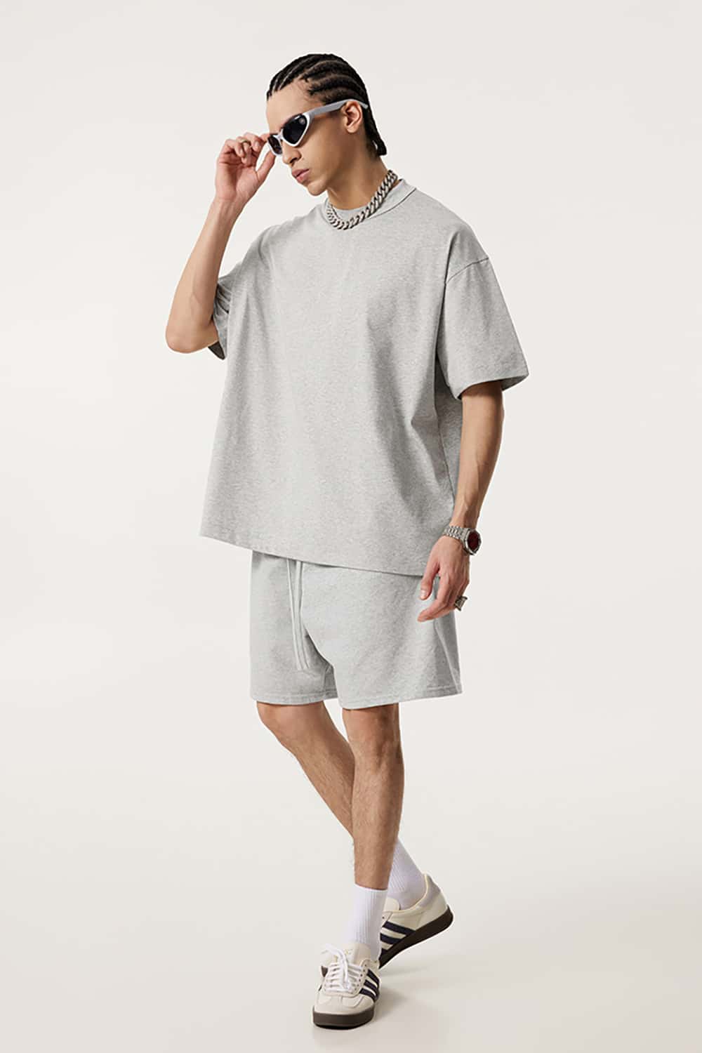 Quick-Dry Sports Tee with Small Collar - Solid Color Sun Protection Short Sleeve T-Shirt