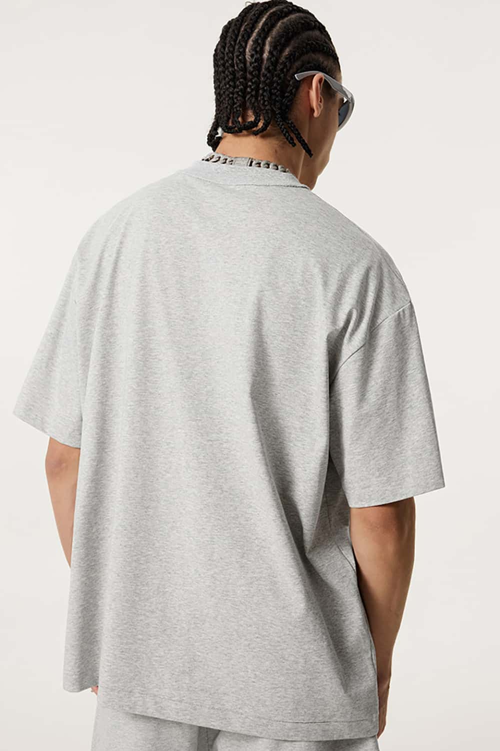 Quick-Dry Sports Tee with Small Collar - Solid Color Sun Protection Short Sleeve T-Shirt