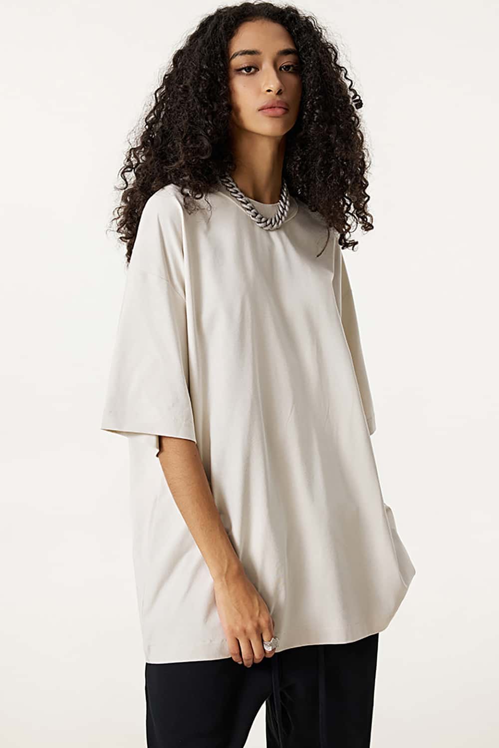 Quick-Dry Sports Tee with Small Collar - Solid Color Sun Protection Short Sleeve T-Shirt