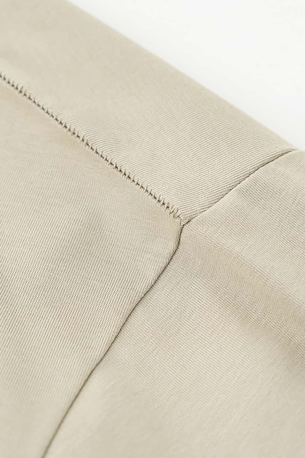 Quick-Dry Sports Tee with Small Collar - Solid Color Sun Protection Short Sleeve T-Shirt