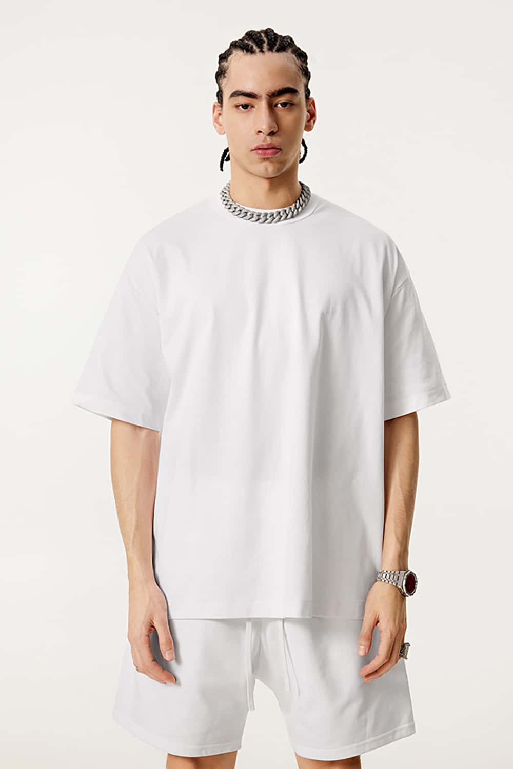 Quick-Dry Sports Tee with Small Collar - Solid Color Sun Protection Short Sleeve T-Shirt