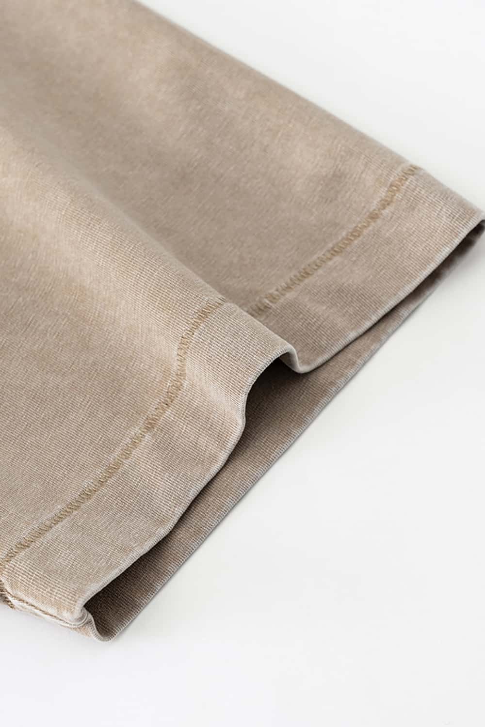 Oversized Vintage Wax-Dyed 285G Pure Cotton Washed T-Shirt