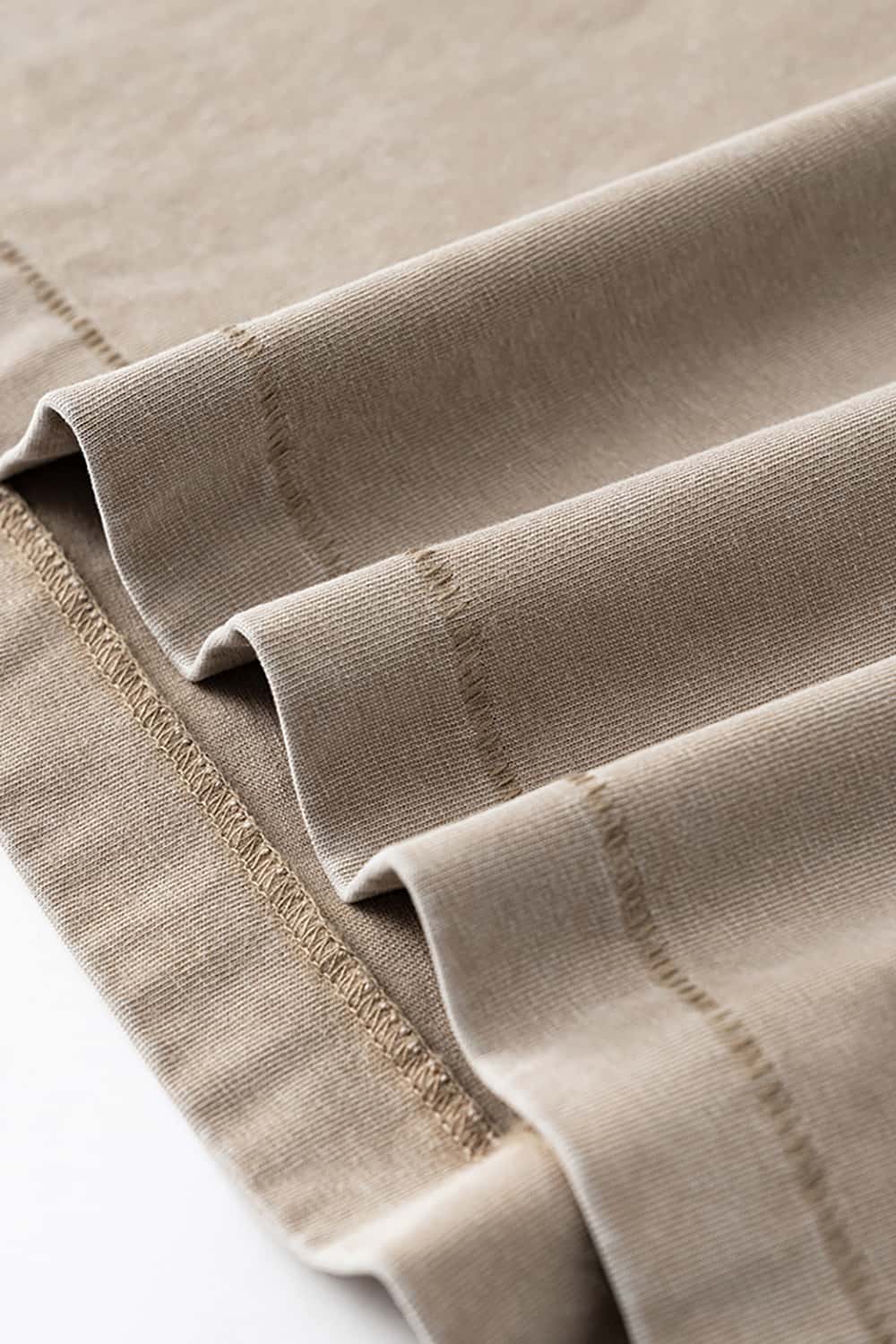 Oversized Vintage Wax-Dyed 285G Pure Cotton Washed T-Shirt