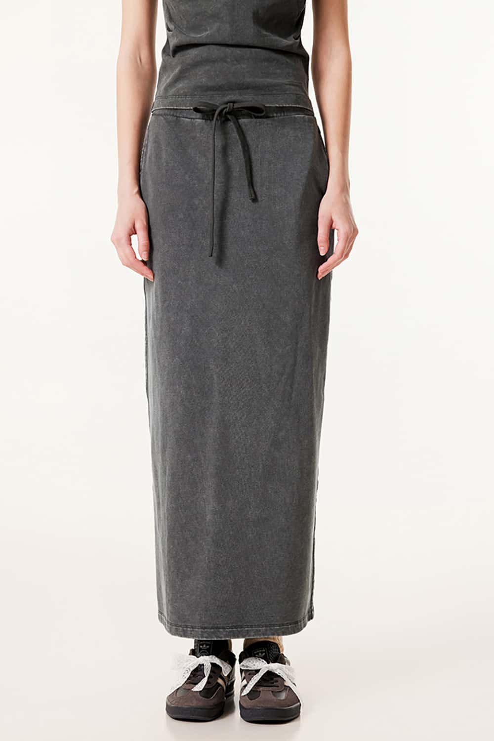 Long High-Waisted A-Line Skirt - Slimming Straight Loose Midi Skirt