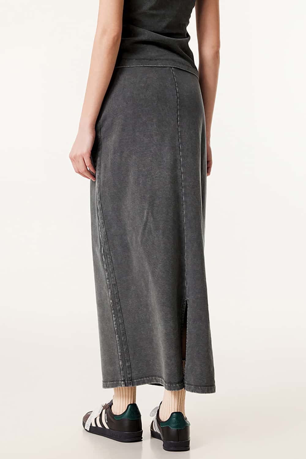 Long High-Waisted A-Line Skirt - Slimming Straight Loose Midi Skirt