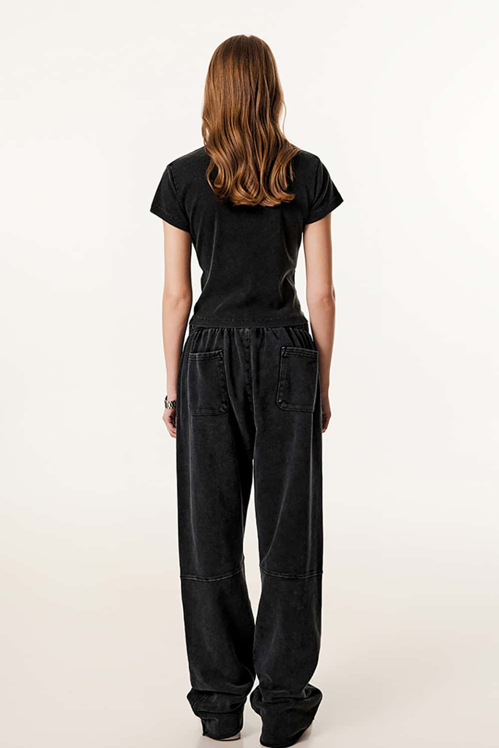 Slim Fit Shoulder T-Shirt - Slimming Round Neck Base Shirt