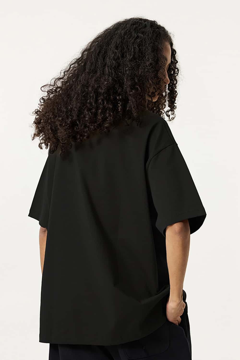 High Street Fashion T-Shirt with Simple Print - Short Sleeve Top