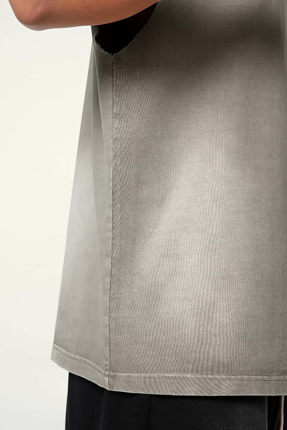 Street Style Gradient Sleeveless Vintage Wash Tank Top