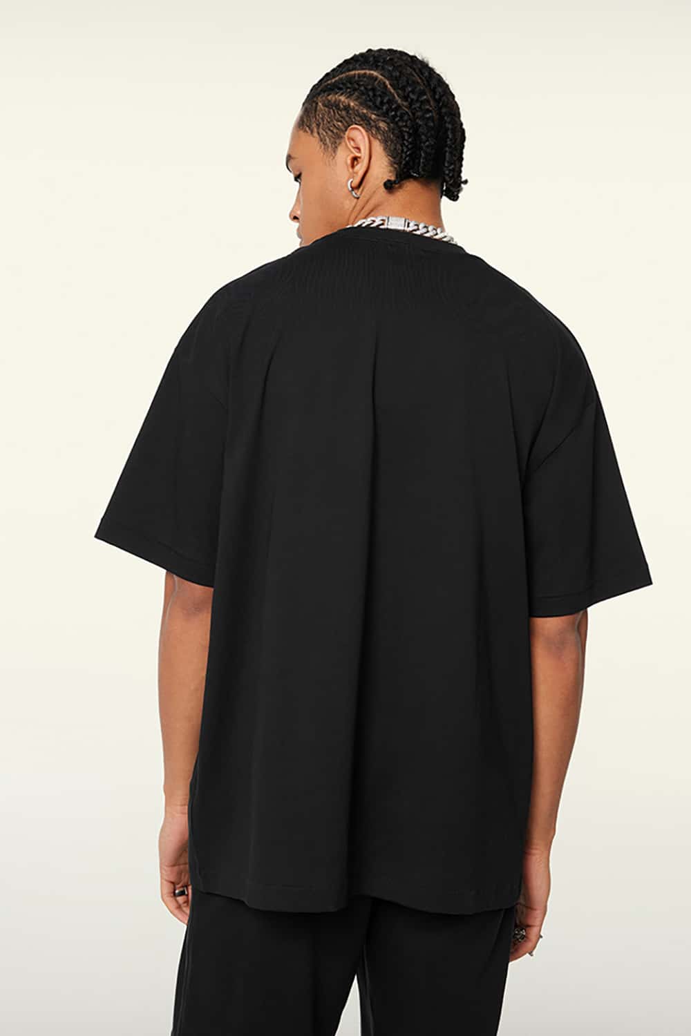 Hip-Hop Gradient Letter Print Short Sleeve T-Shirt