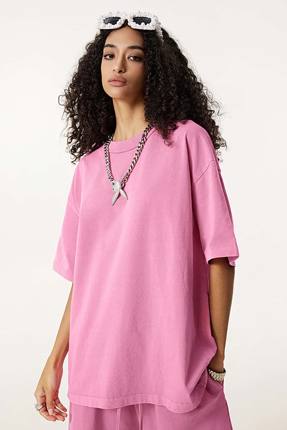 Casual Washed Half-Sleeve T-Shirt - Relaxed Fit