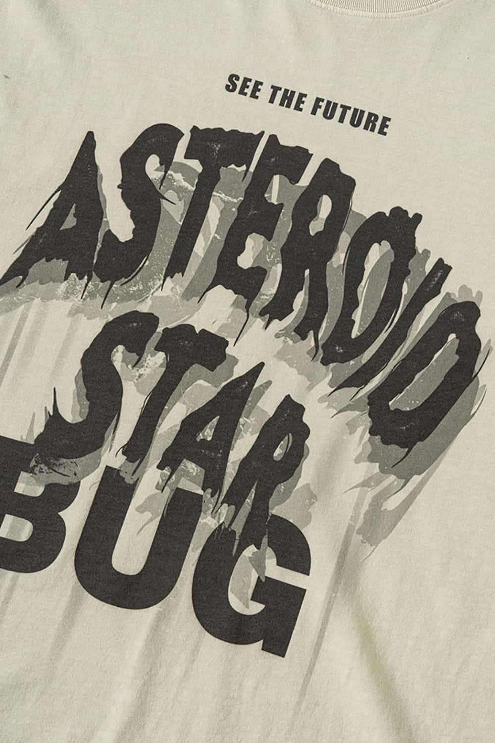 Oversized Washed Cotton Streetwear T-Shirt with Bold Lettering