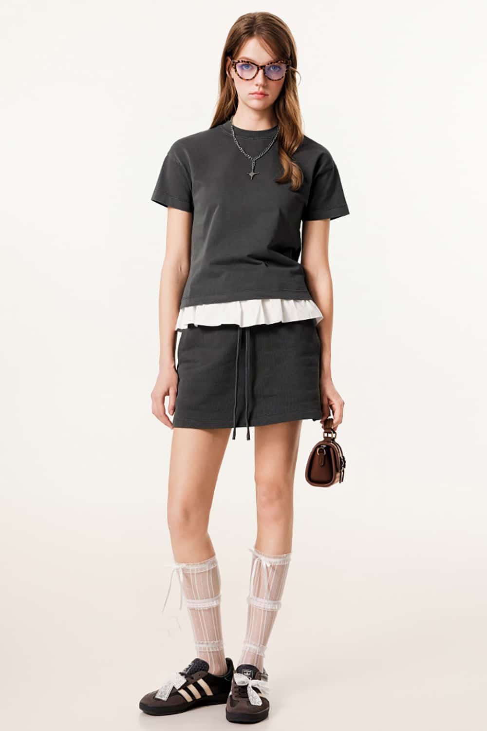 Milan Double Gauze Basic Heavy-Duty Short-Sleeve Solid T-Shirt