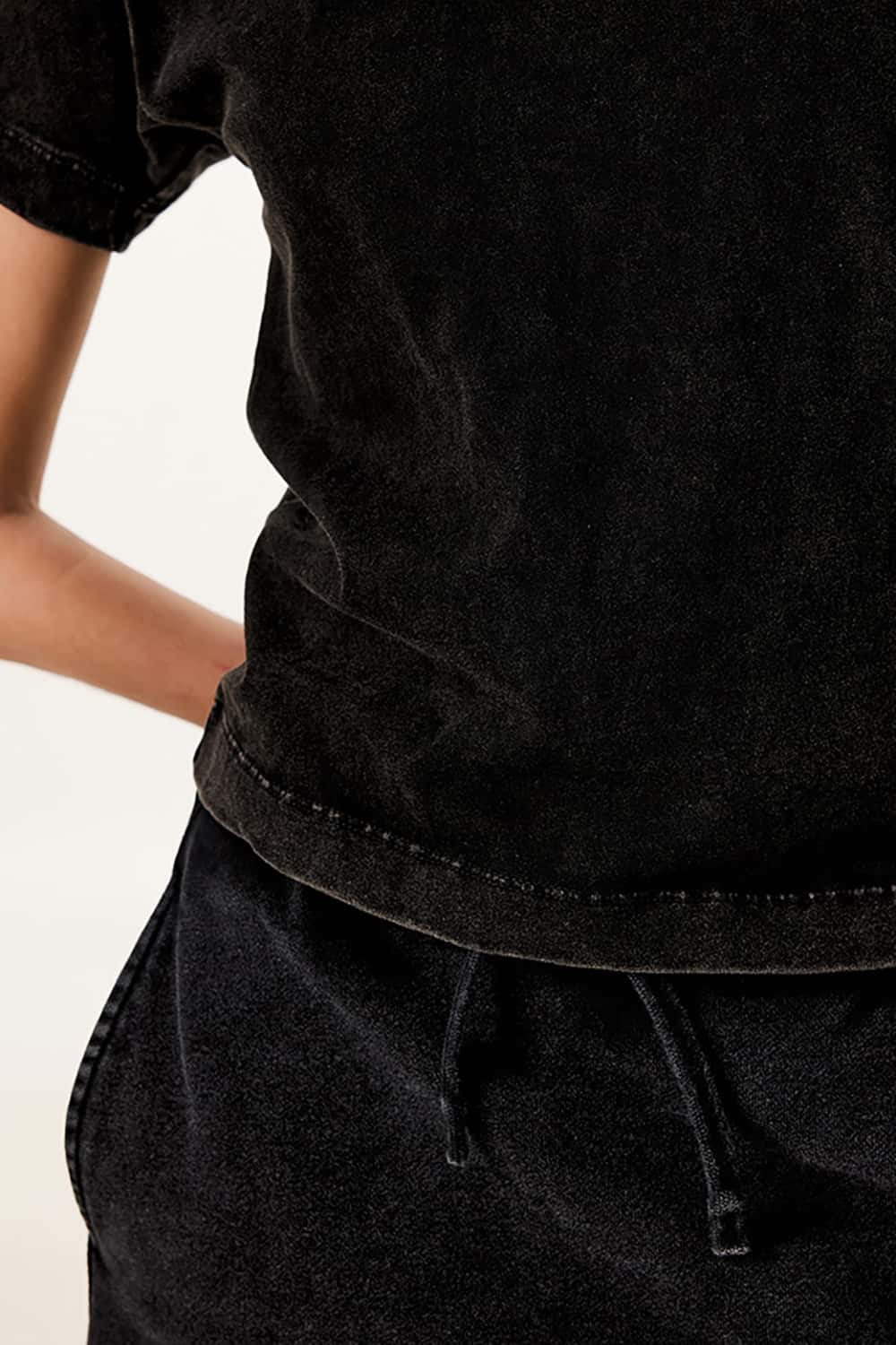 Milan Double Gauze Basic Heavy-Duty Short-Sleeve Solid T-Shirt