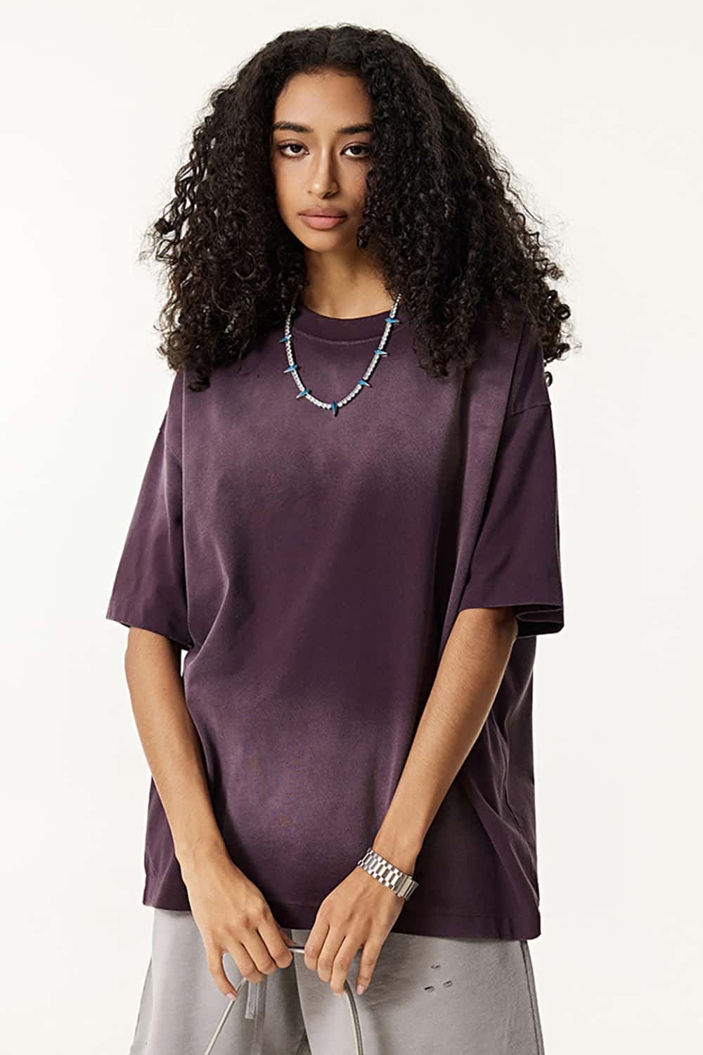 Vintage Wash Pure Cotton Short-Sleeve T-Shirt
