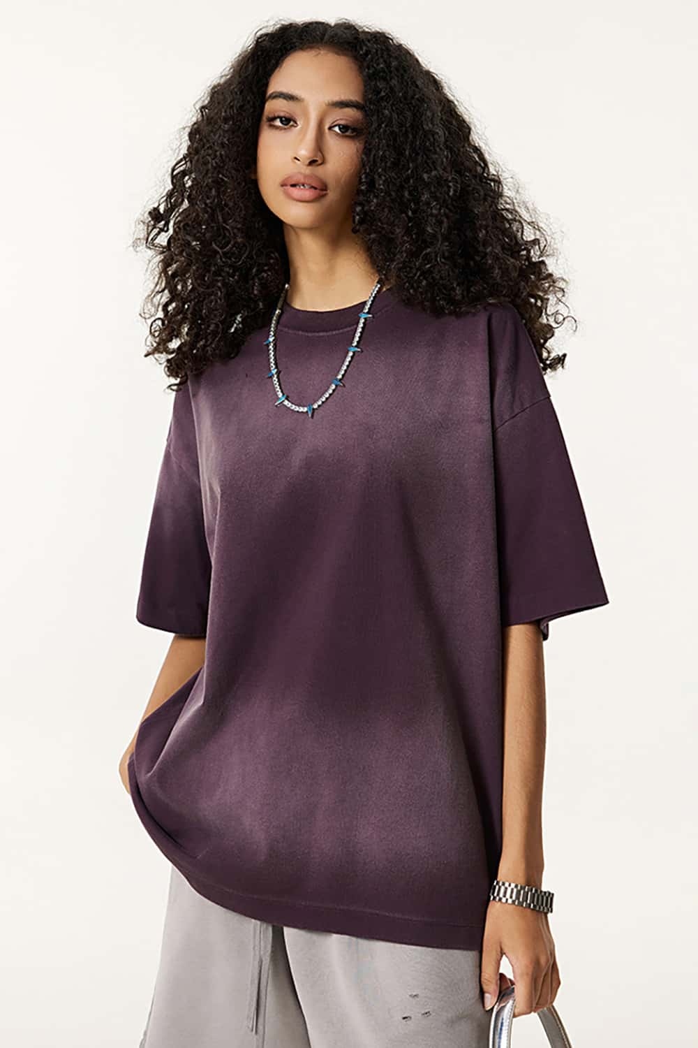 Vintage Wash Pure Cotton Short-Sleeve T-Shirt