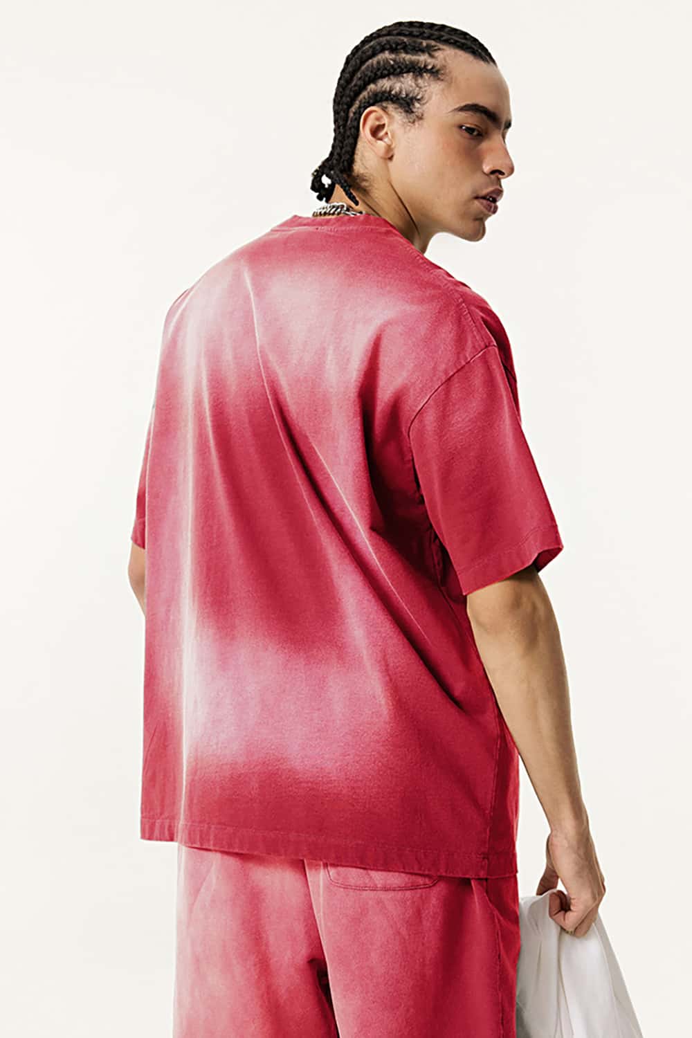 Vintage Wash Pure Cotton Short-Sleeve T-Shirt