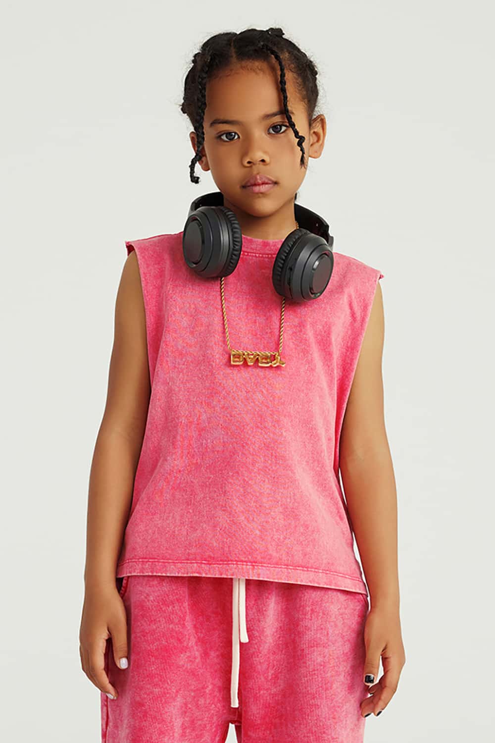 Cool Chic Sleeveless Vest Top for Kids