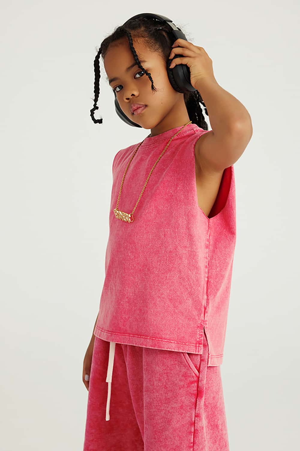 Cool Chic Sleeveless Vest Top for Kids
