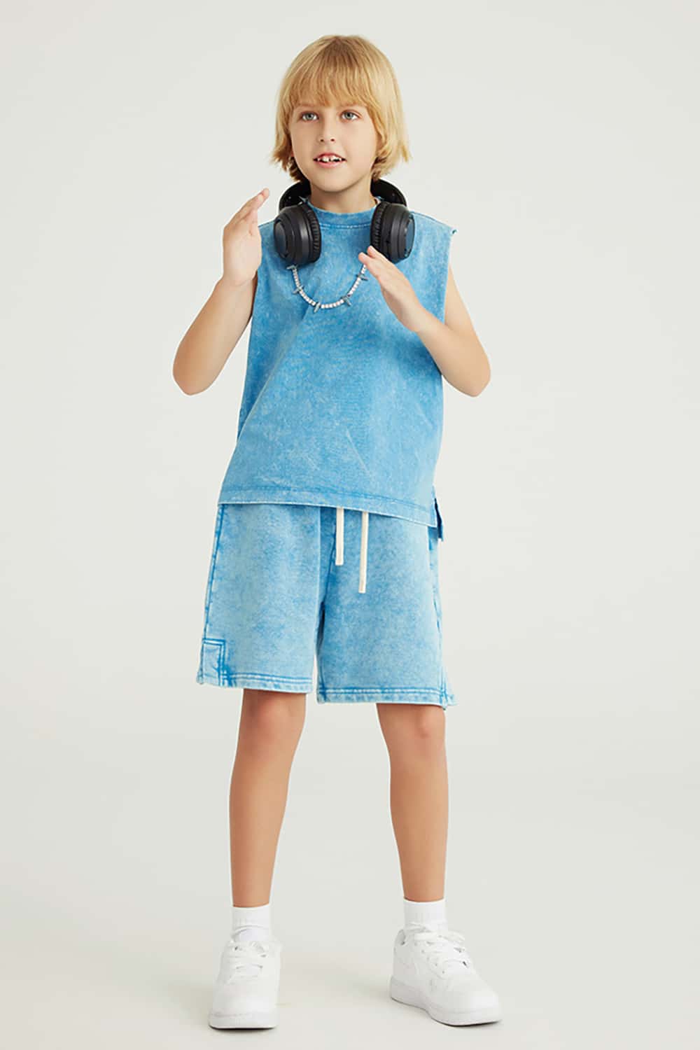 Cool Chic Sleeveless Vest Top for Kids