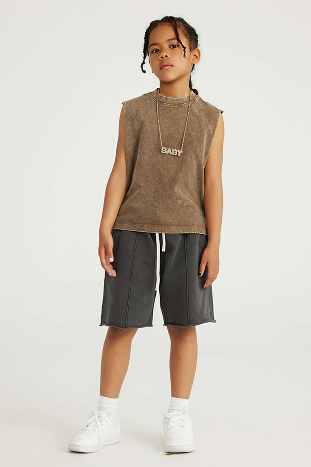 Cool Chic Sleeveless Vest Top for Kids