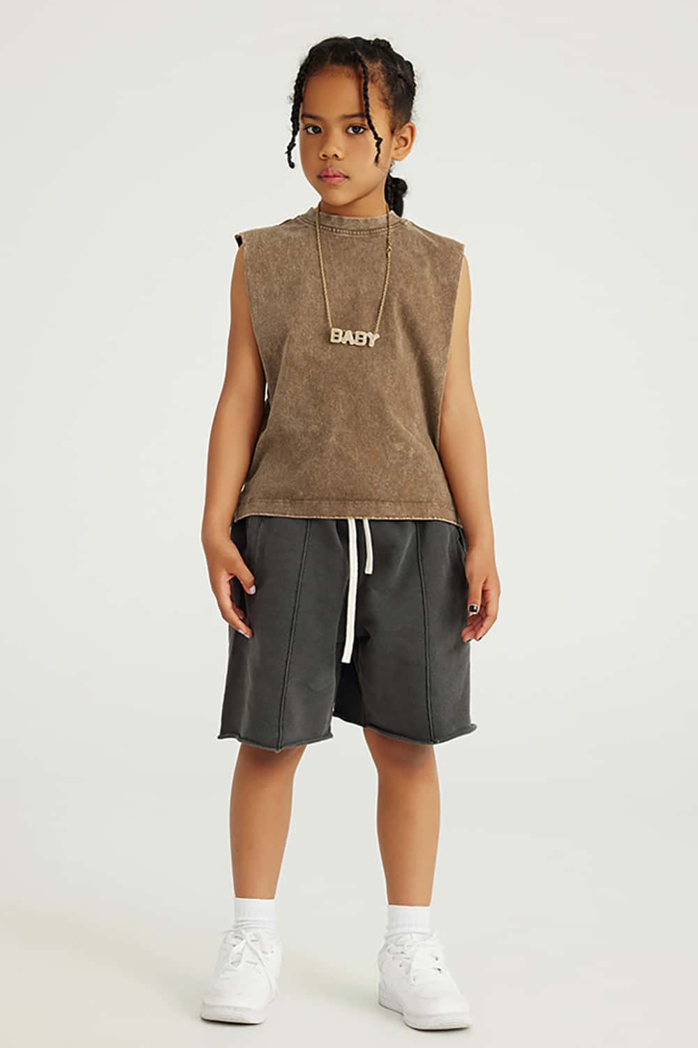 Cool Chic Sleeveless Vest Top for Kids