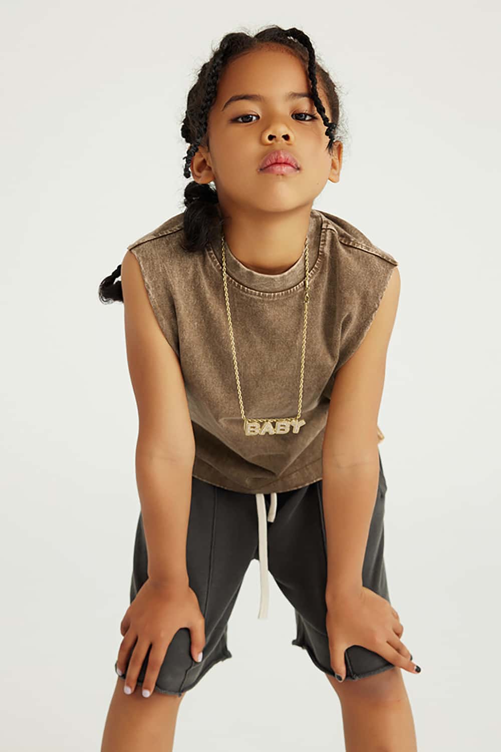 Cool Chic Sleeveless Vest Top for Kids