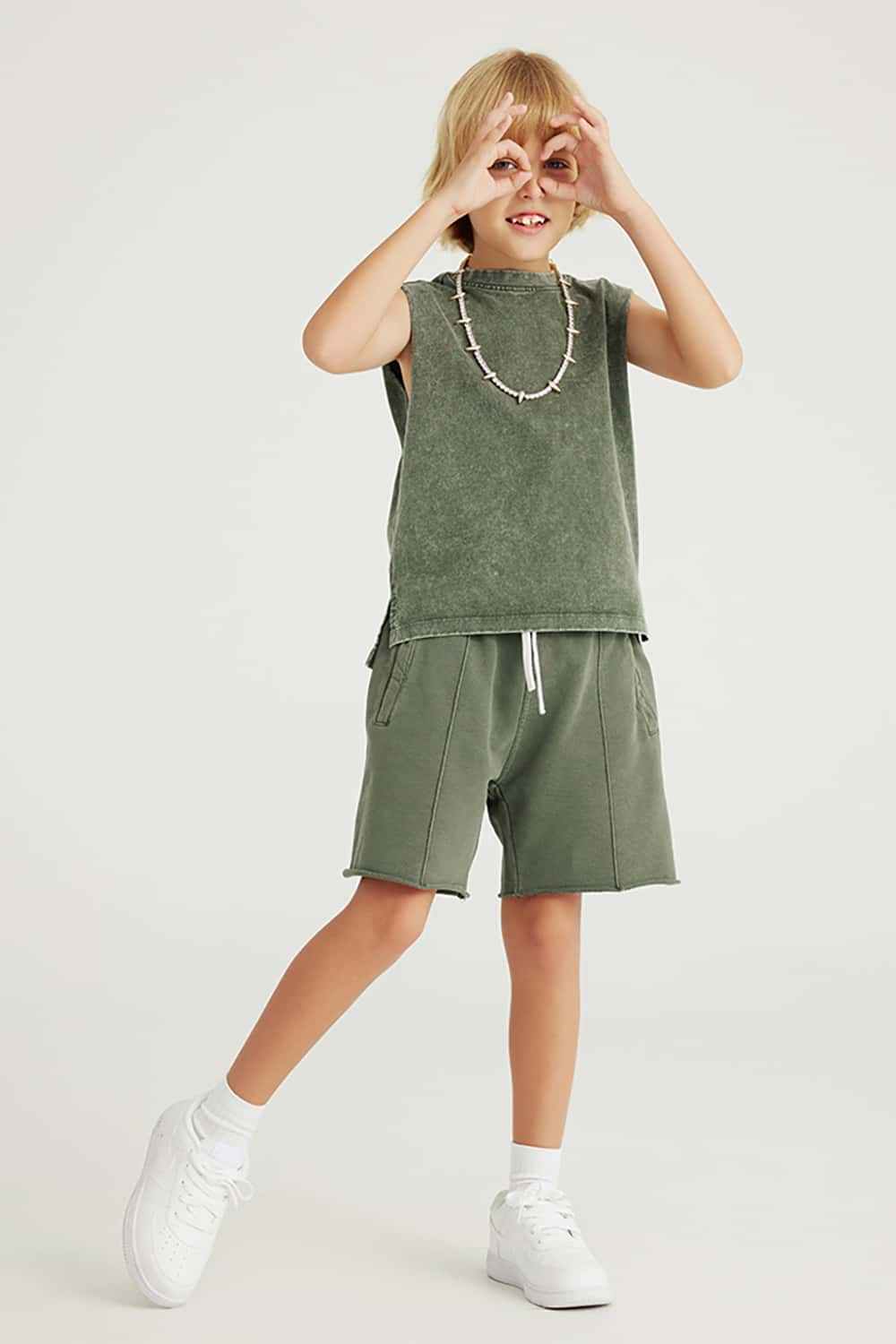Cool Chic Sleeveless Vest Top for Kids