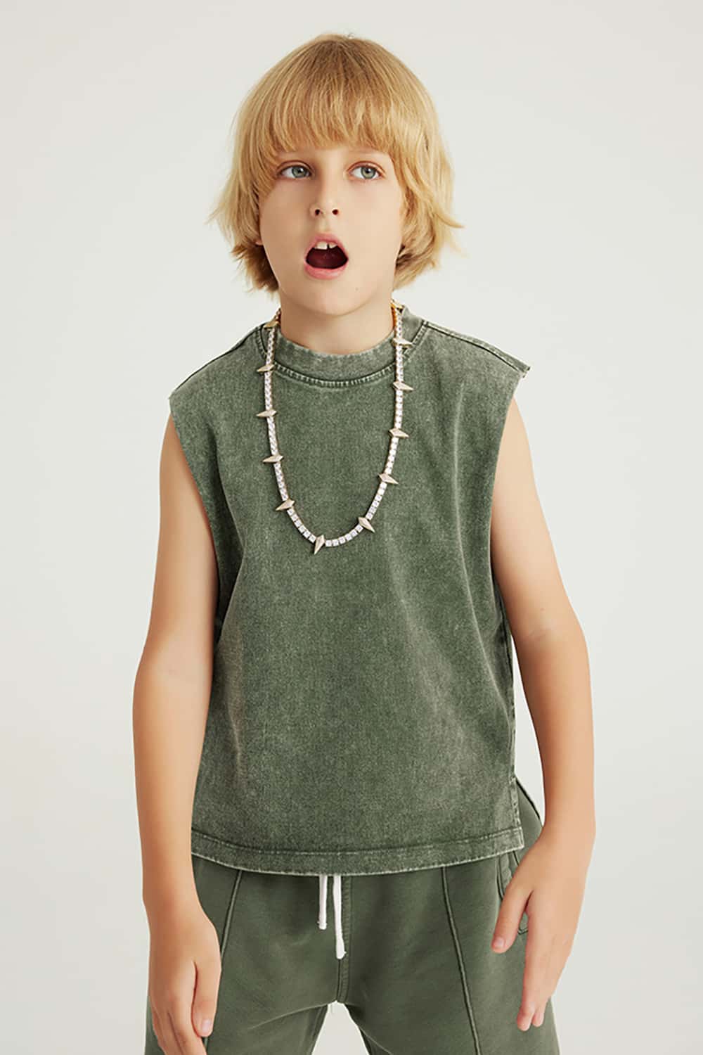 Cool Chic Sleeveless Vest Top for Kids