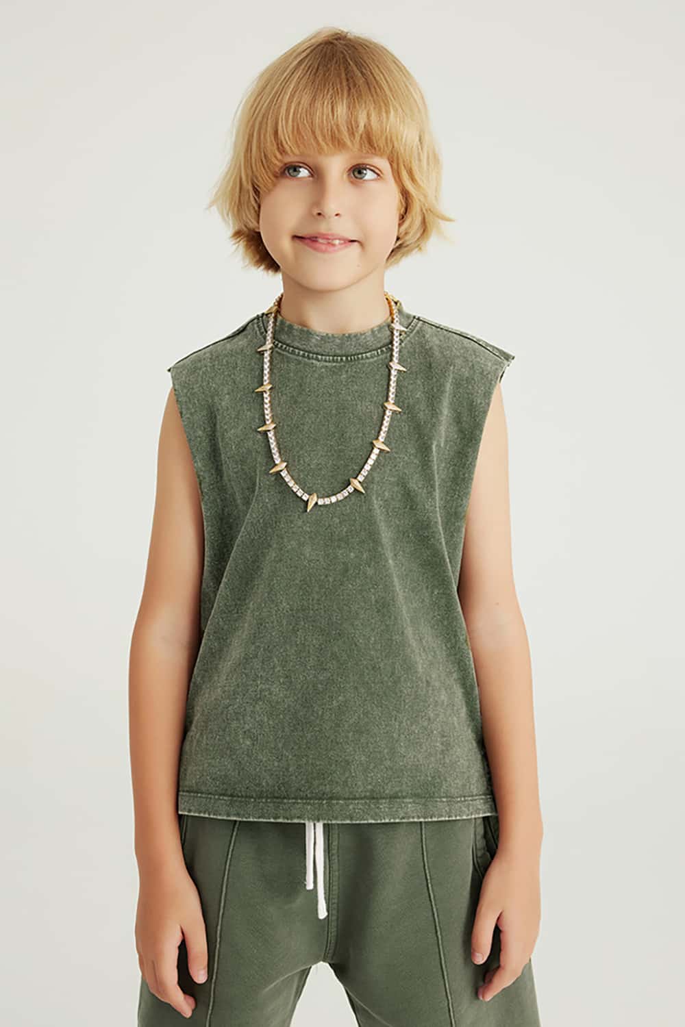 Cool Chic Sleeveless Vest Top for Kids