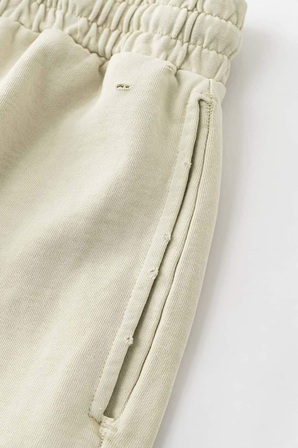 Vintage Washed Loose-Fit Athletic Shorts