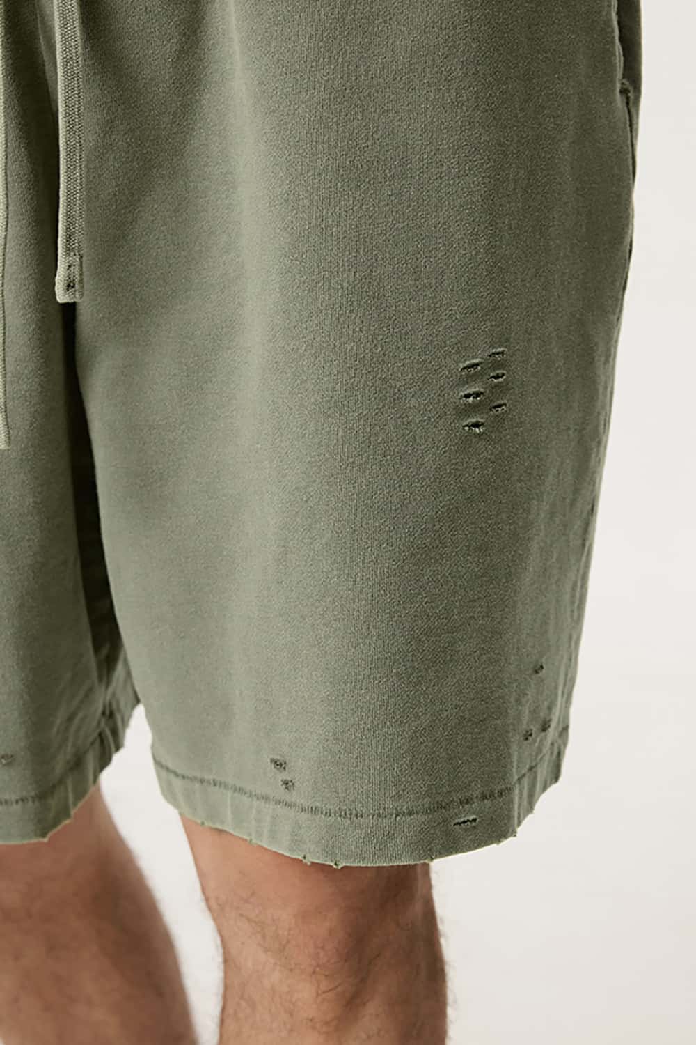 Vintage Washed Loose-Fit Athletic Shorts