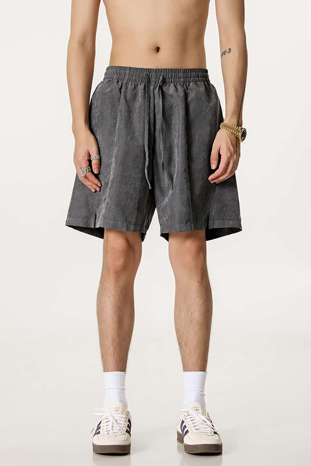 Quick-Dry Waterproof Beach Shorts in Beach Fabric