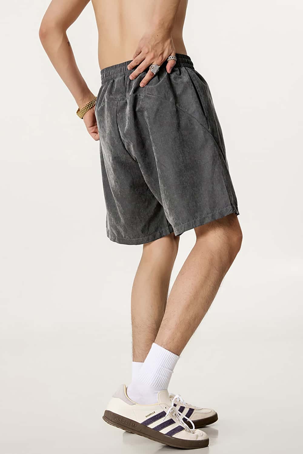 Quick-Dry Waterproof Beach Shorts in Beach Fabric
