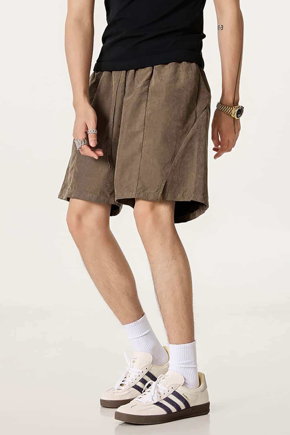 Quick-Dry Waterproof Beach Shorts in Beach Fabric
