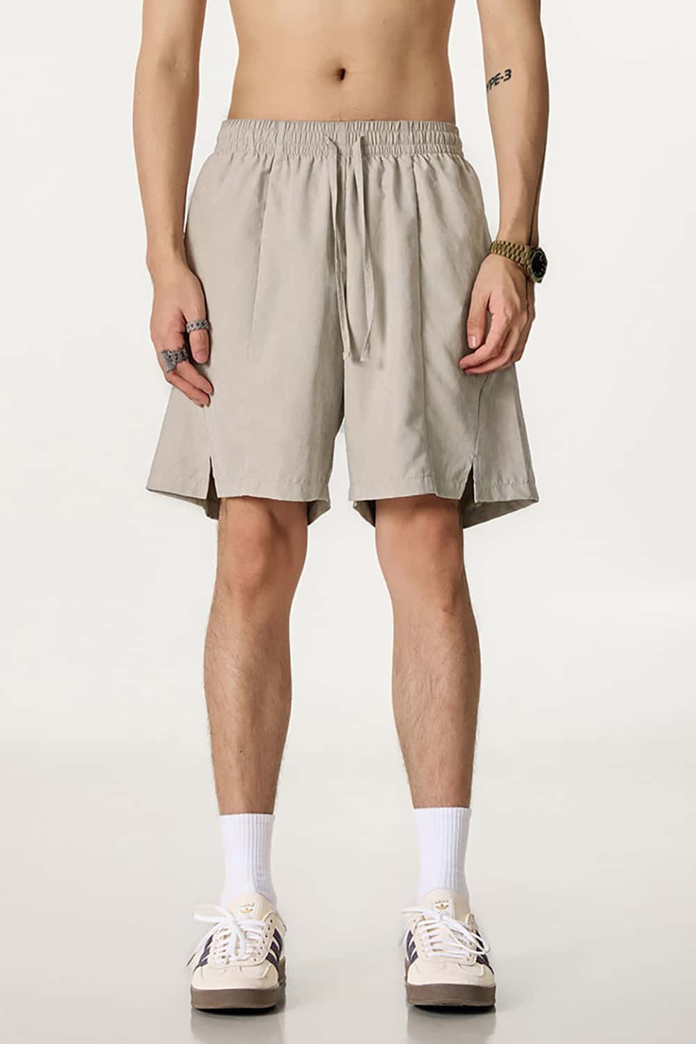 Quick-Dry Waterproof Beach Shorts in Beach Fabric