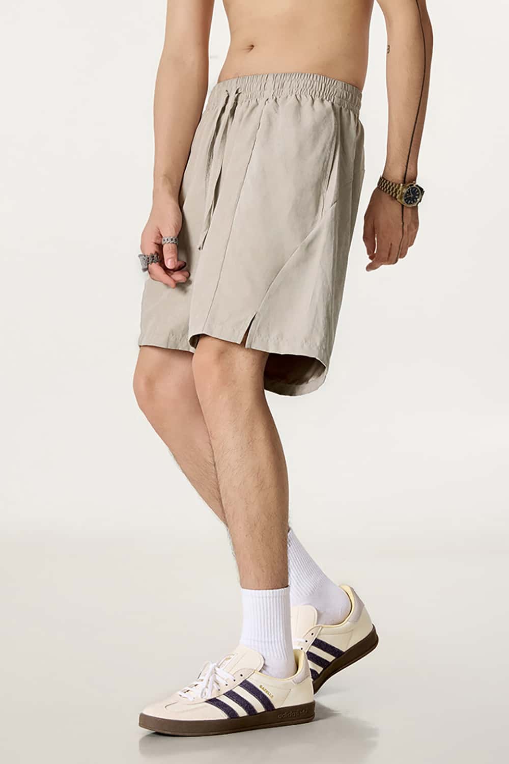 Quick-Dry Waterproof Beach Shorts in Beach Fabric