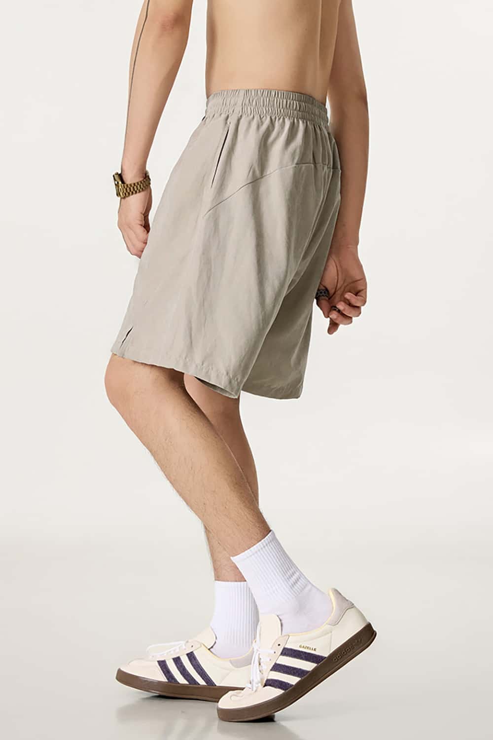 Quick-Dry Waterproof Beach Shorts in Beach Fabric