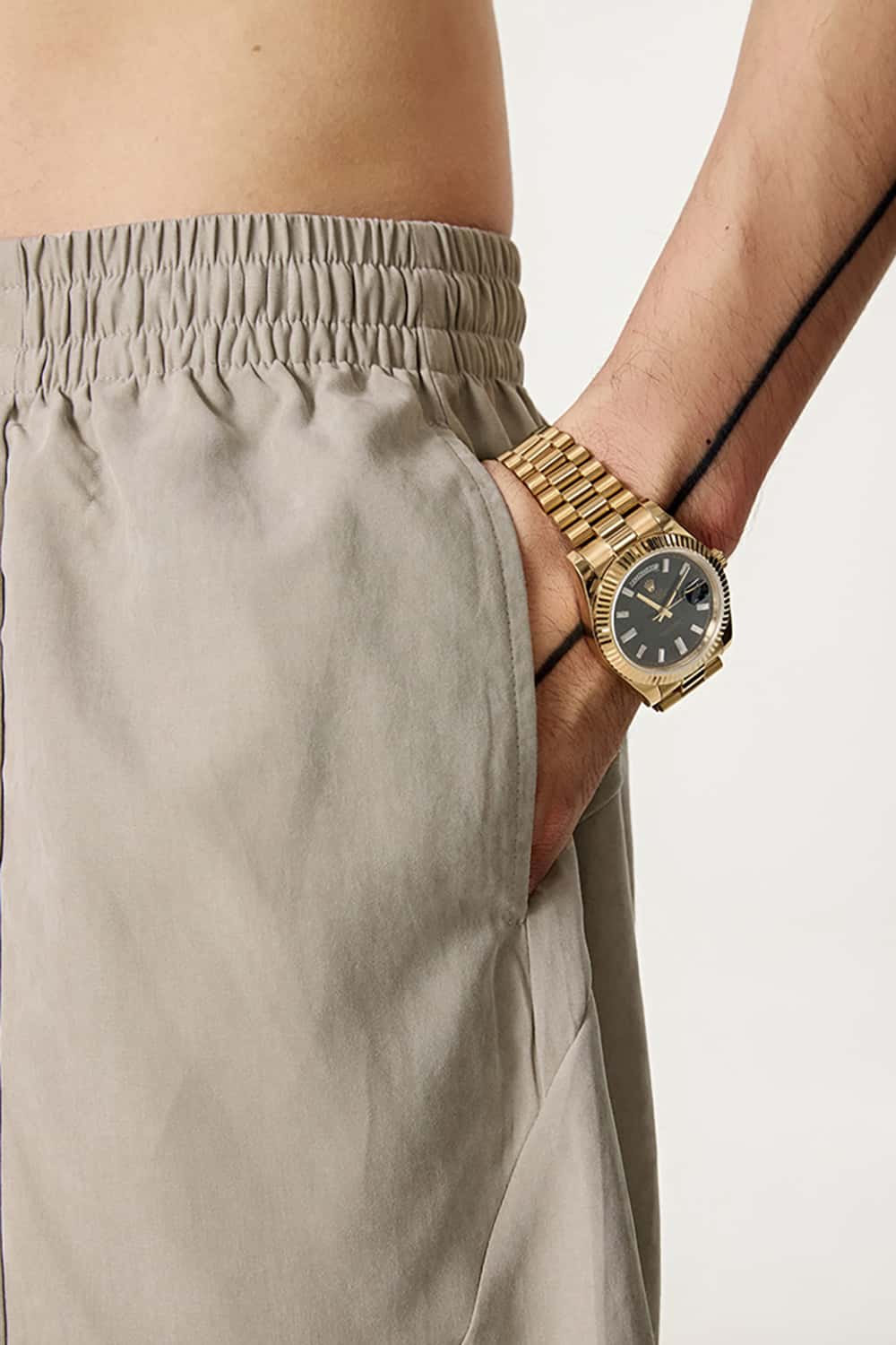 Quick-Dry Waterproof Beach Shorts in Beach Fabric