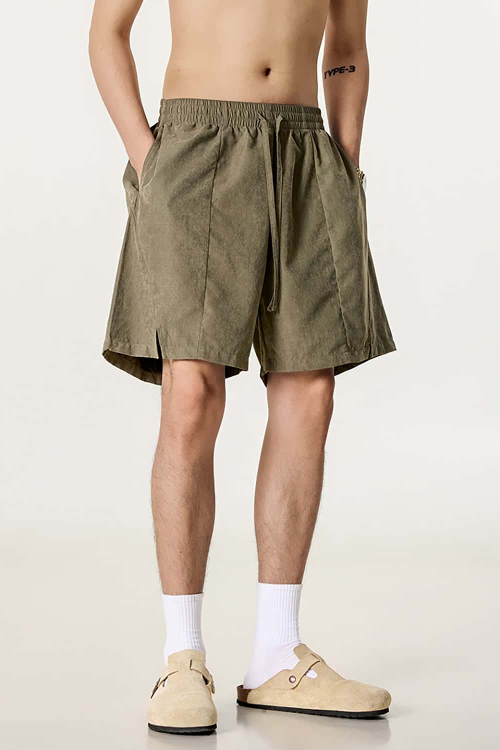 Quick-Dry Waterproof Beach Shorts in Beach Fabric