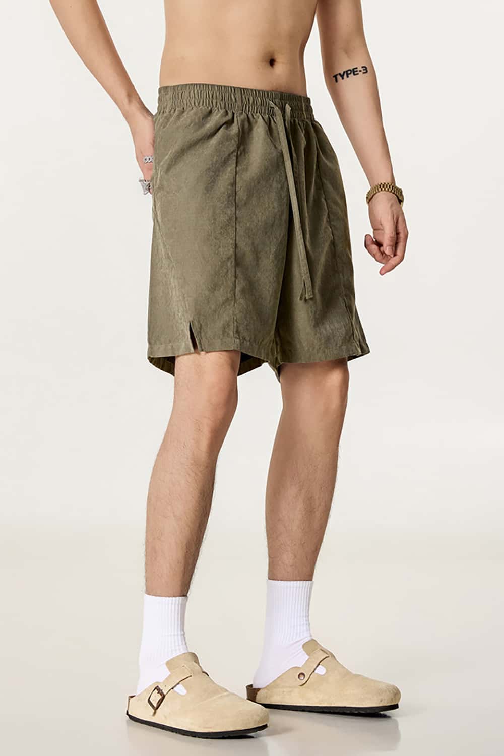 Quick-Dry Waterproof Beach Shorts in Beach Fabric