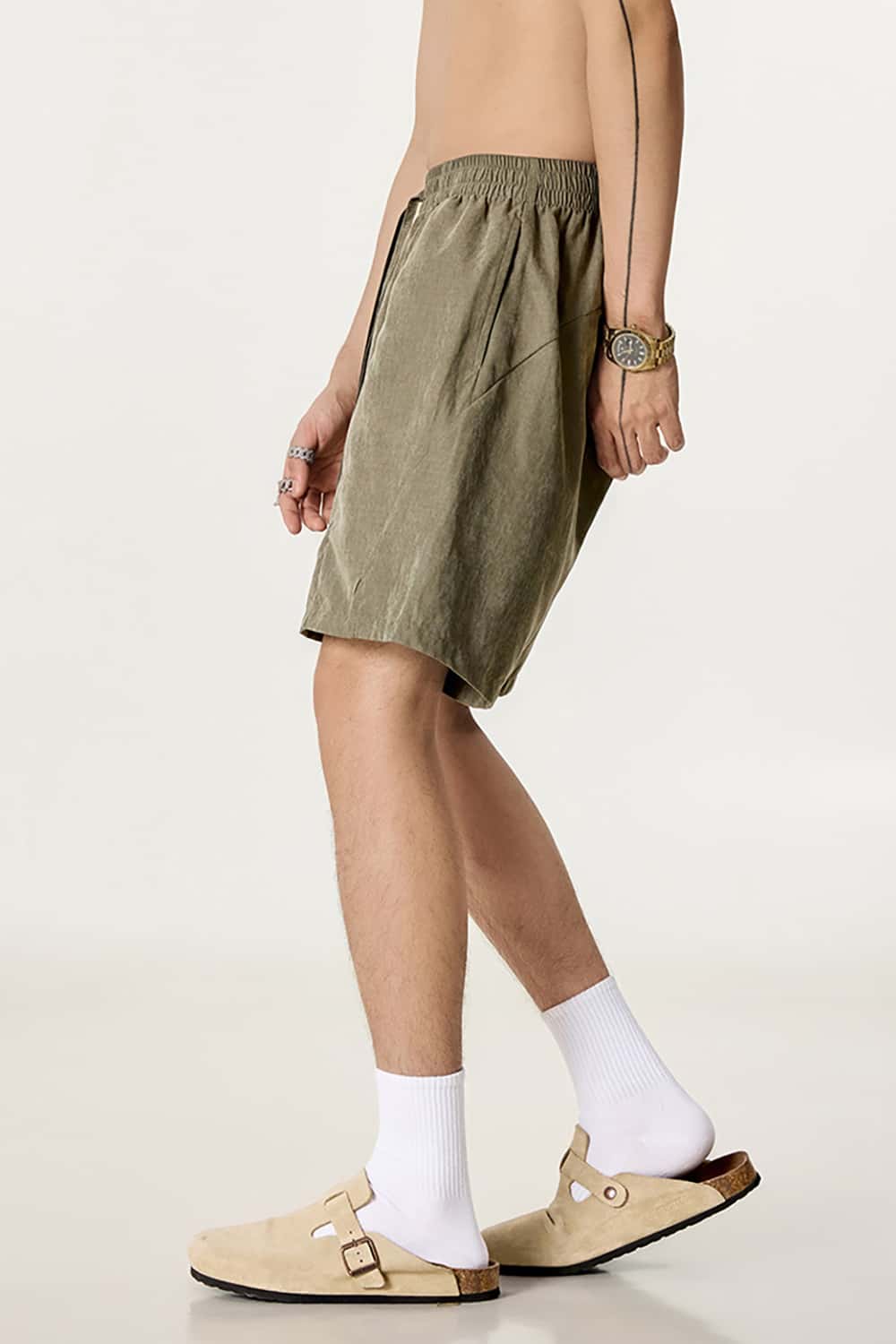 Quick-Dry Waterproof Beach Shorts in Beach Fabric