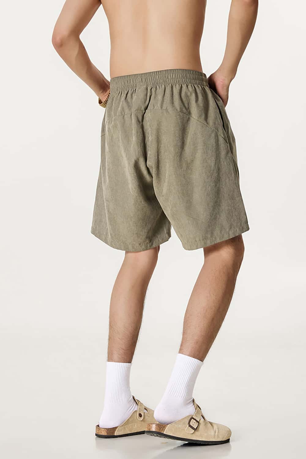 Quick-Dry Waterproof Beach Shorts in Beach Fabric