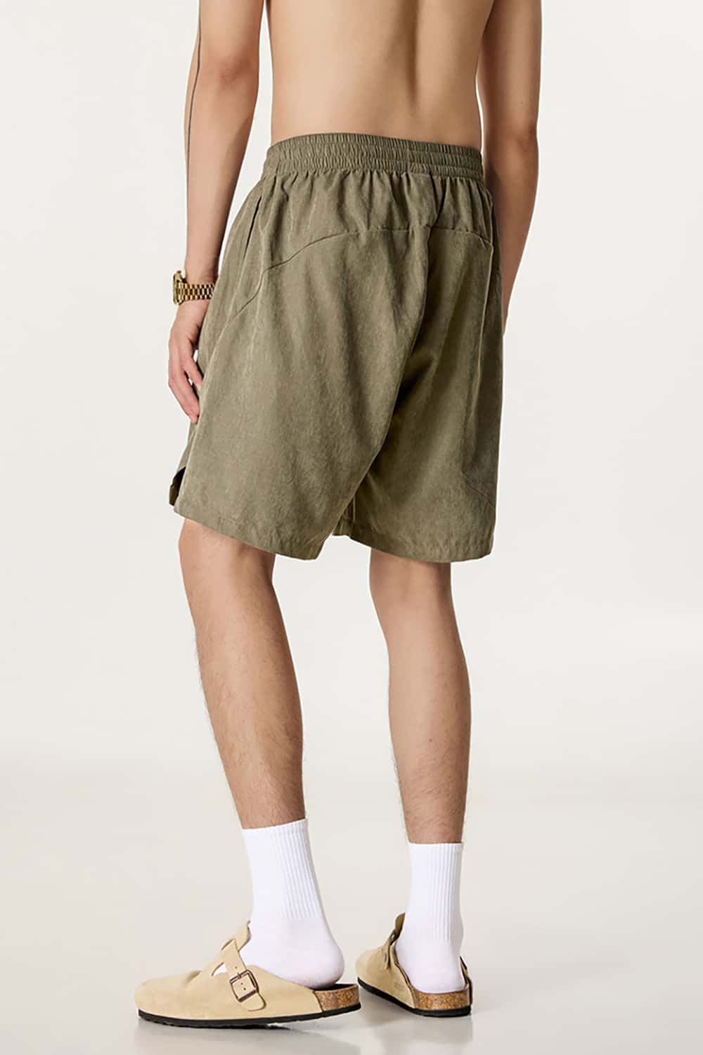 Quick-Dry Waterproof Beach Shorts in Beach Fabric