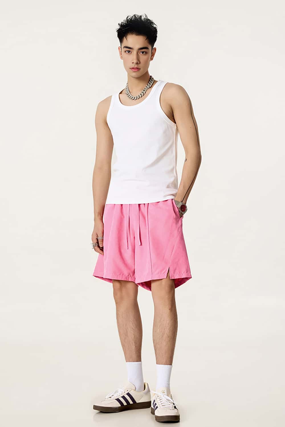 Quick-Dry Waterproof Beach Shorts in Beach Fabric