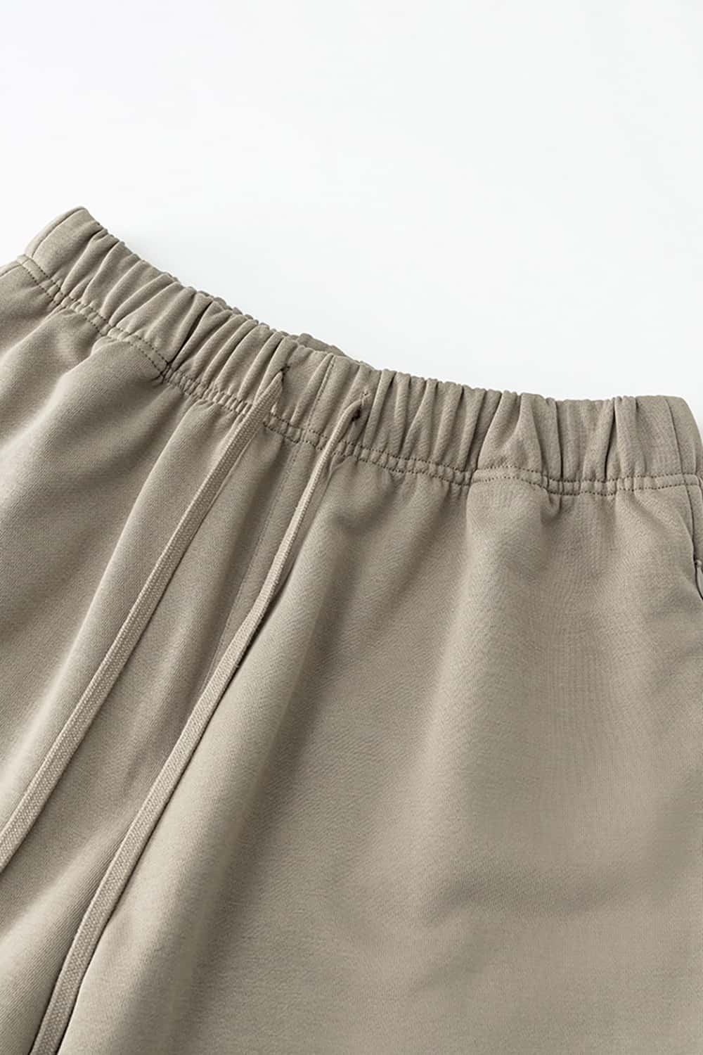 Heavyweight Solid Color Casual Sports Shorts with Zip Pockets