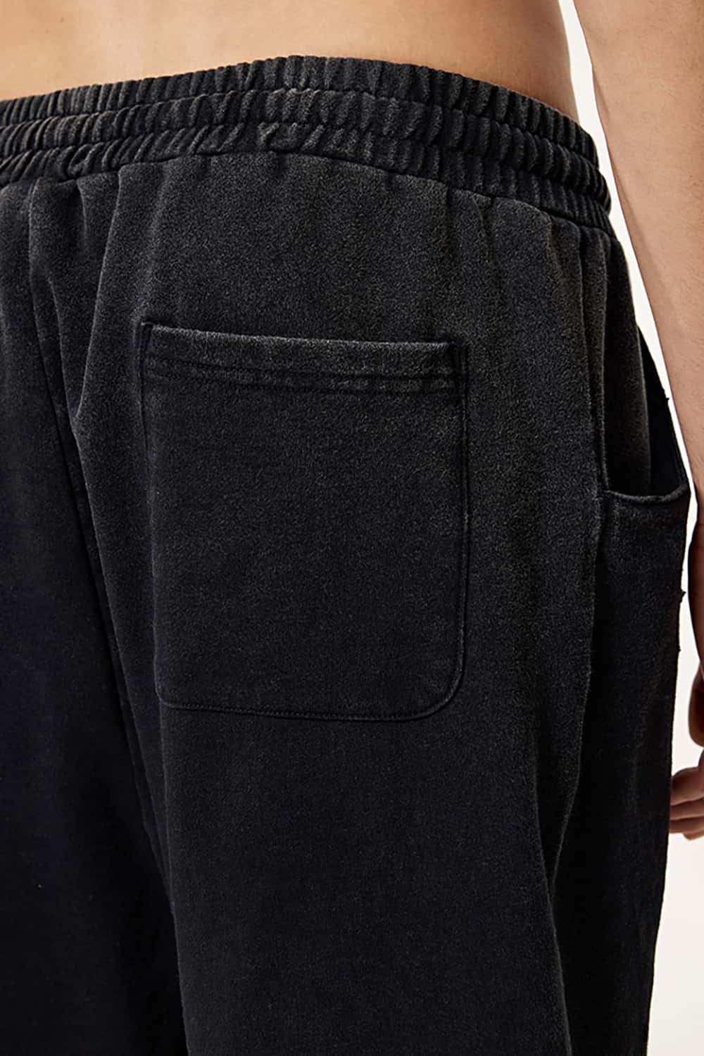 Washed Reverse-Dye Loose-Fit Casual Sports Shorts