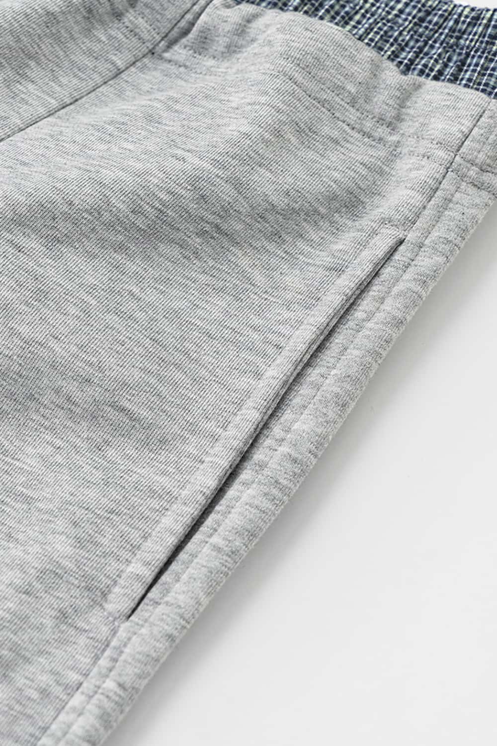 Unisex Double Waistband Wide-Leg Sweatpants