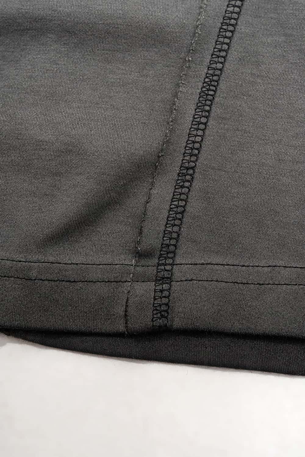 Vintage Slim-Fit Shoulder-Align Washed Short Sleeve T-Shirt