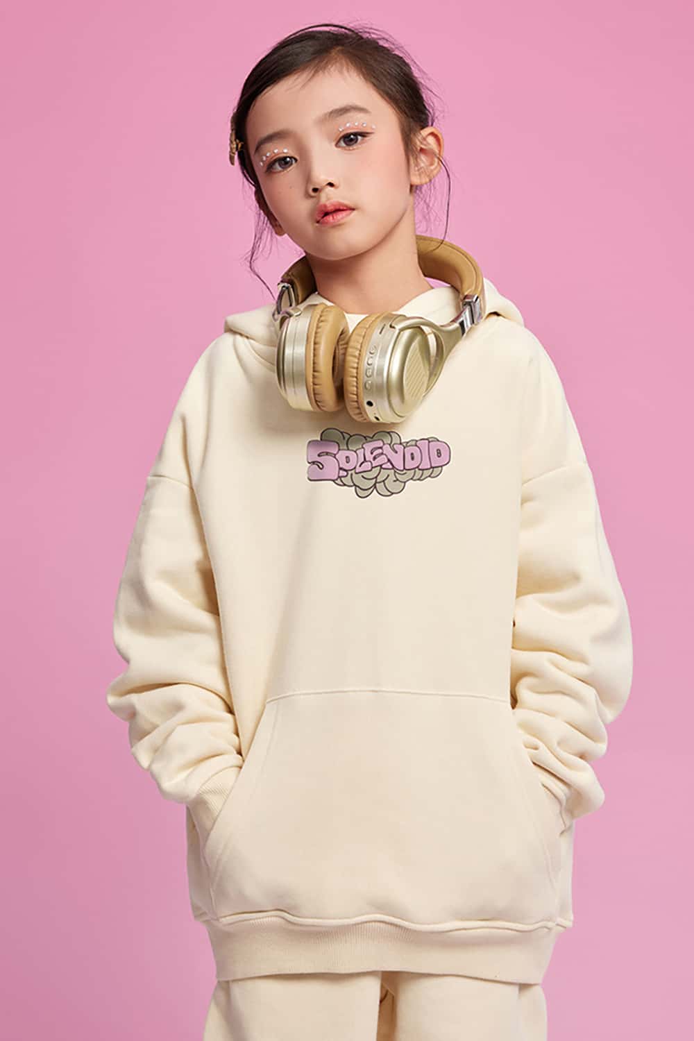 Loose Cartoon Print Hoodie - Cute and Quirky Pullover Sweatshirt